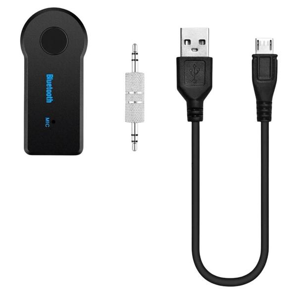 Imagem de Adaptador Receptor Bluetooth P2 Usb Música Som Carro Rádio