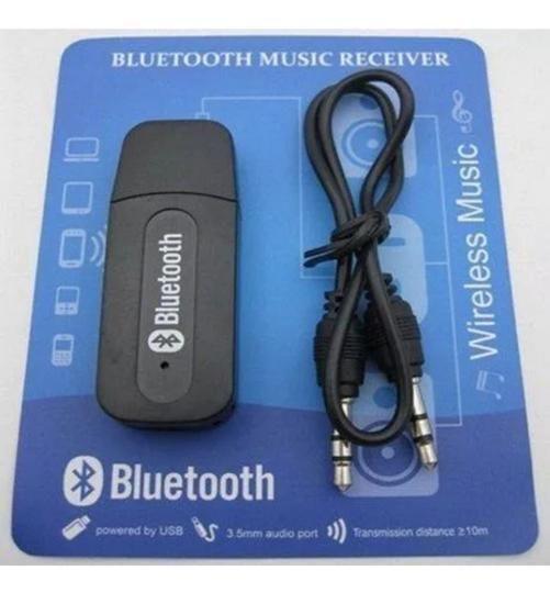 Imagem de Adaptador Receptor Bluetooth Usb Musica P2 Chamada Som Carro