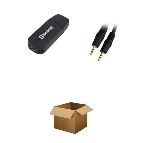 Imagem de Adaptador Receptor Bluetooth Usb P2 Audio Sterio C/ CABO P2 -Usb P2