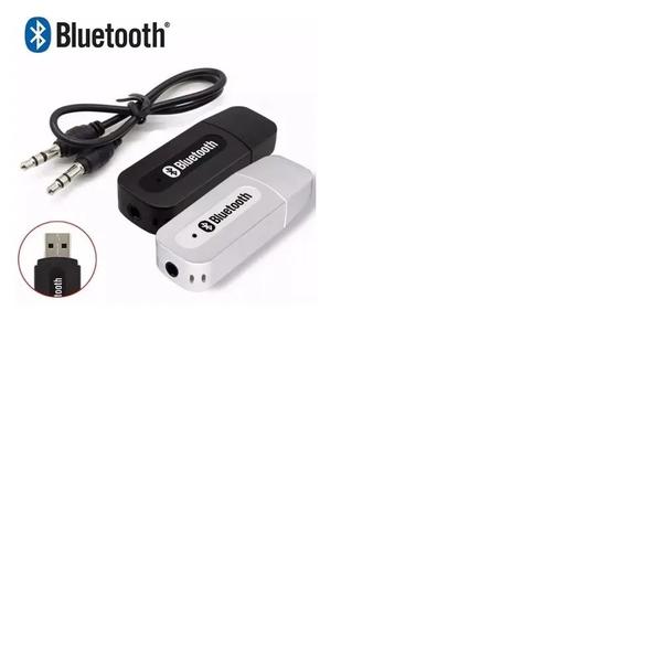 Imagem de Adaptador Receptor Bluetooth Usb-p2 Musica Carro  - Branco.