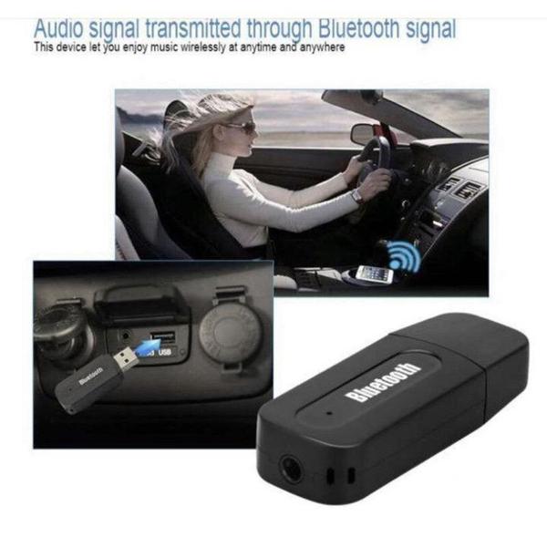 Imagem de Adaptador Receptor Bluetooth Usb-p2 Musica Carro - keedi