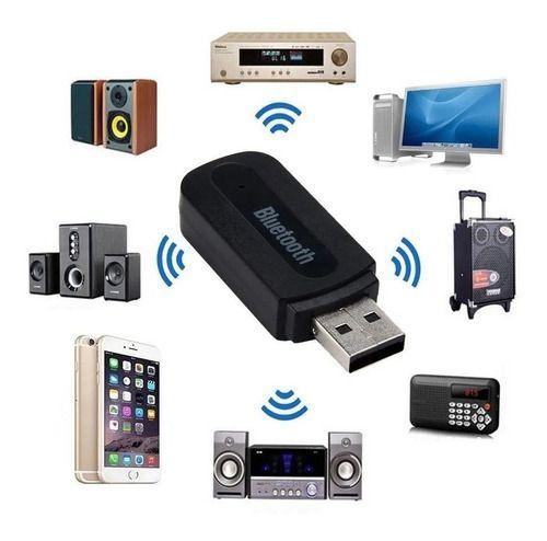 Imagem de Adaptador Receptor Bluetooth Usb P2 Musica Carro Som Spotify