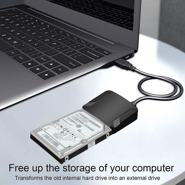 Imagem de Adaptador SATA para USB 3.0 Cabo conversor de disco rígido externo