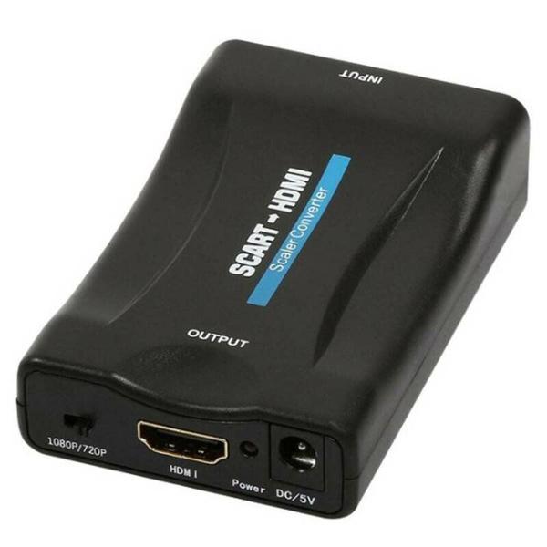 Imagem de Adaptador SCART para HDMI 1080p - Conversor de Áudio e Vídeo