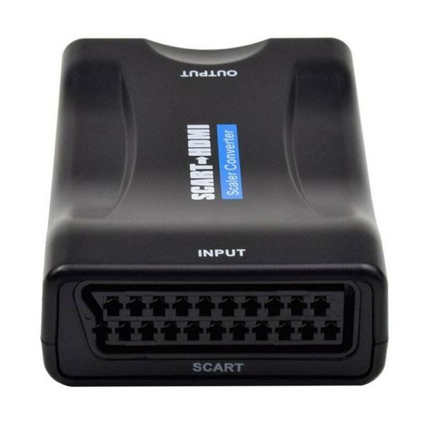 Imagem de Adaptador SCART para HDMI Conversor sofisticado de áudio e vídeo 1080P