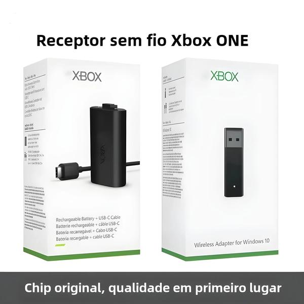 Imagem de Adaptador Sem Fio Xbox One S/X para Windows 10 - Receptor USB 2ª Geração