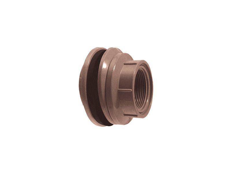 Imagem de Adaptador Soldavel C/Flange Viqua Marrom 50Mm C/ 2 Pçs