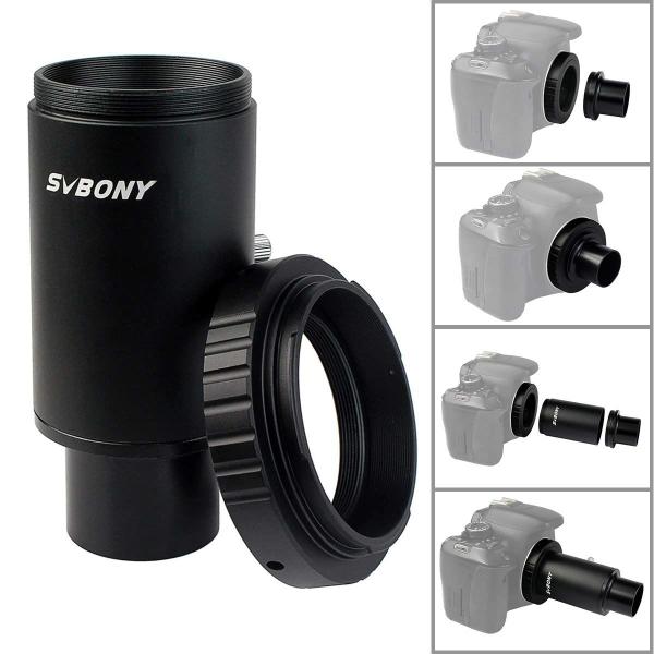 Imagem de Adaptador telescópico SVBONY T2 T Ring para câmeras Canon EOS