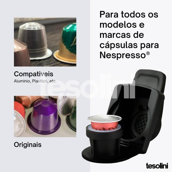 Imagem de Adaptador Tesolini, Cápsulas Nespresso Para Dolce Gusto