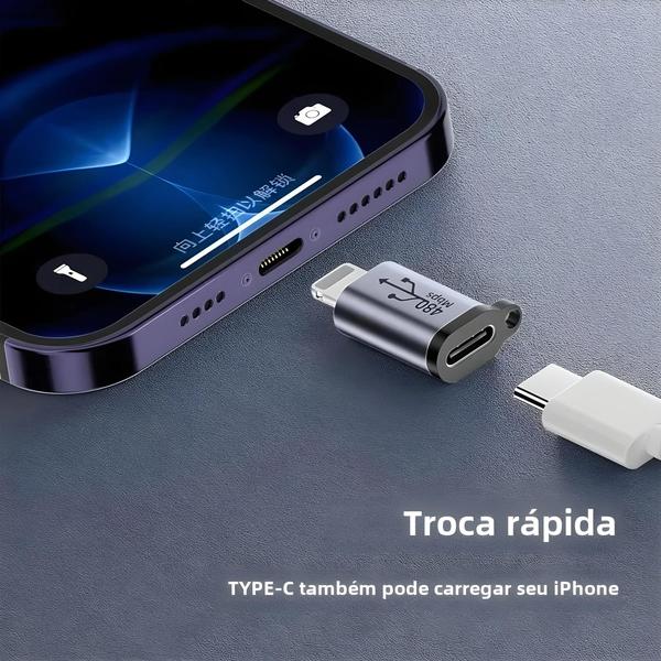 Imagem de Adaptador Tipo C, Micro USB e Mini USB para Fêmea