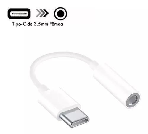 Imagem de Adaptador TIPO C P2 Auxiliar Fone Ouvido USB-C