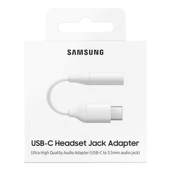 Adaptador Tipo C Para Fones de Ouvido P2 Original Galaxy S21+ Plus - Samsung Imagem de Adaptador Tipo C Para Fones de Ouvido P2 Original Galaxy S21+ Plus