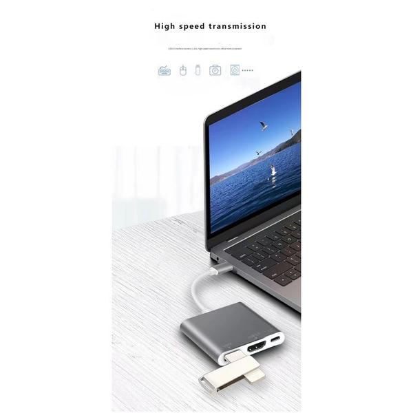 Adaptador Tipo C para Hdmi - keedi Imagem de Adaptador Tipo C para Hdmi