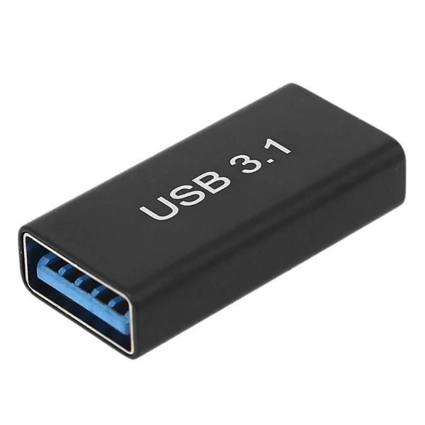 Imagem de Adaptador Tipo C para USB 3.0 - Conversor Macho e Fêmea com Conector OTG