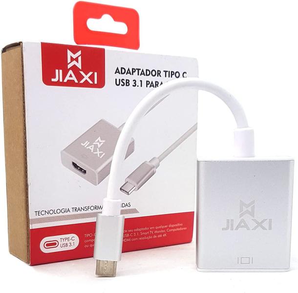 Imagem de Adaptador Tipo C Usb 3.1 Para Hdtv jiaxi 56004