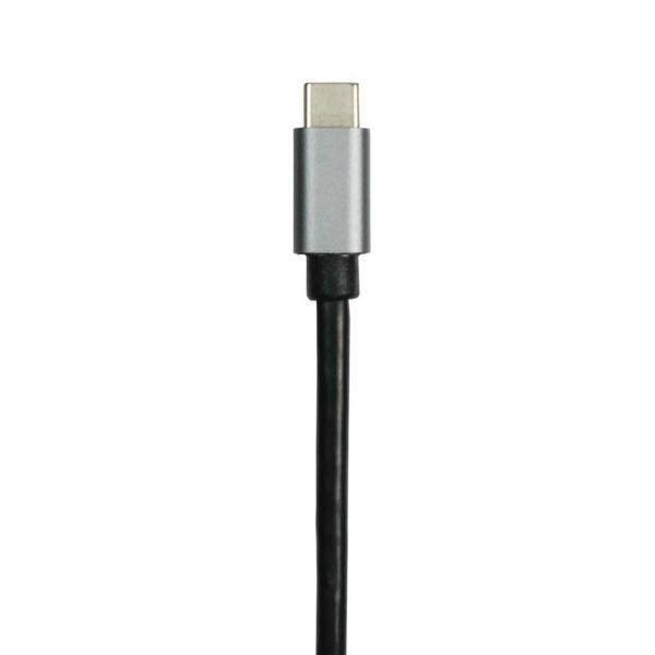 Imagem de Adaptador Tipo C USB-C HDMI e USB AD401 Cinza