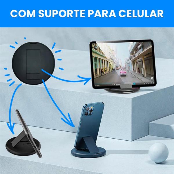 Imagem de Adaptador Tipo C Usb Com Caixa Apoio Celular Multiuso Top