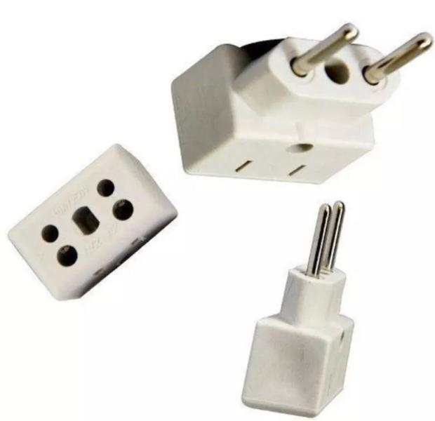 Imagem de Adaptador Tomada Benjamin Plug Padrão Novo e Antigo 10A e 20A Adaptador BOB Esponja Original