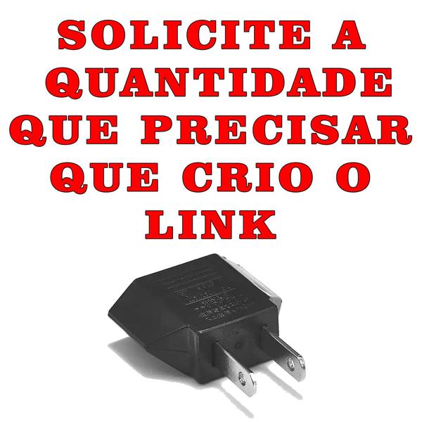 Imagem de Adaptador Tomada Saída Pino Chato 1 unidades 50% desconto