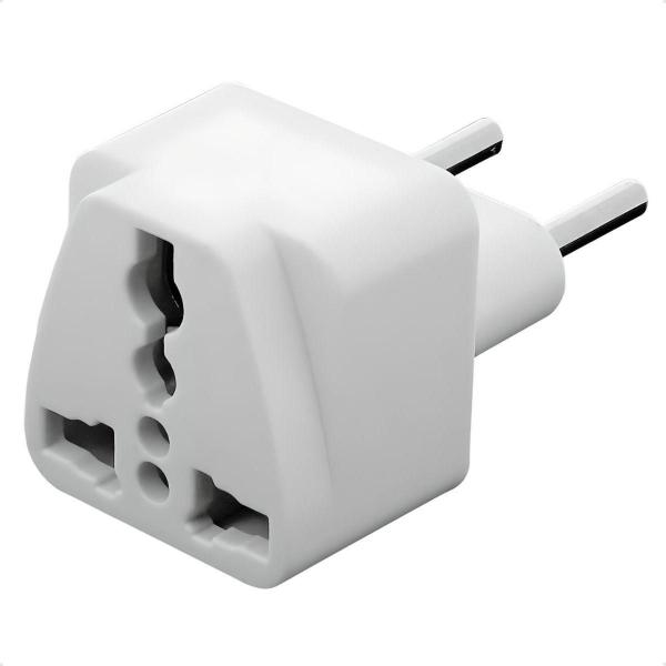 Imagem de Adaptador Tomada Universal 250V Padrão Europa - 110V/220V