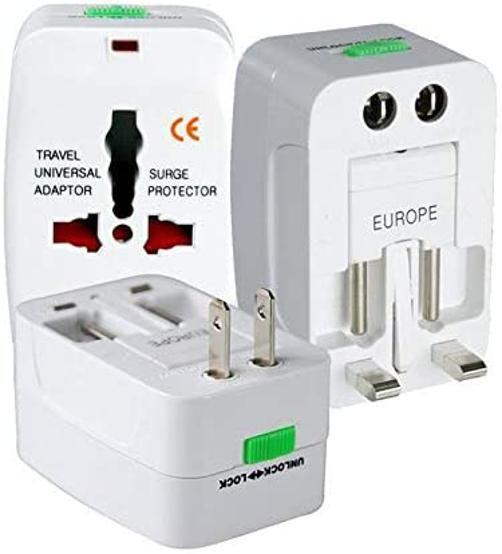 Imagem de Adaptador Tomada Universal Padrão 150 Países Viagem Bivolt