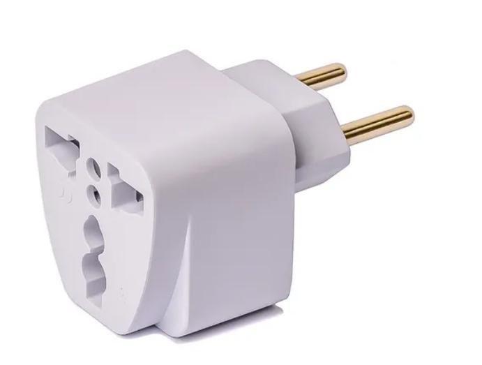 Imagem de Adaptador Tomada Universal Padrão Europeu Para Brasil