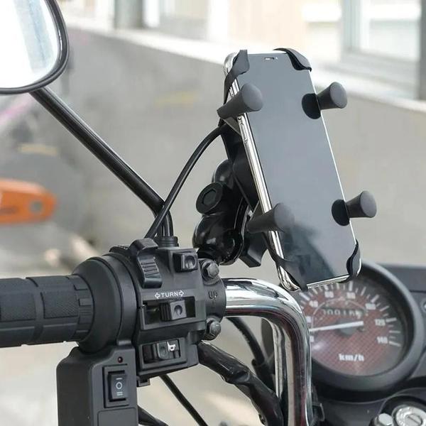 Imagem de Adaptador Tomada Usb Carregador Para Motos Celular Gps