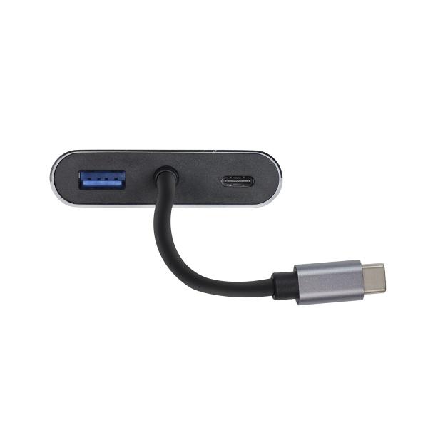 Adaptador Type C 4-em-1 Para Hdmi Vga Pd E Usb 3.0 Vinik - At41vn Imagem de Adaptador Type C 4-em-1 Para Hdmi Vga Pd E Usb 3.0 Vinik - At41vn