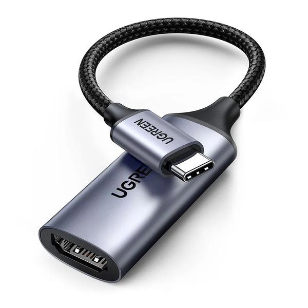 Imagem de Adaptador Ugreen CM297 USB-C para HDMI Fêmea 10CM 4K 60Hz