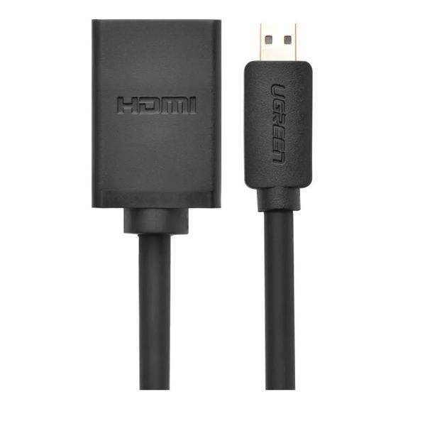 Imagem de Adaptador Ugreen Micro HDMI para HDMI Fêmea 22CM - Preto