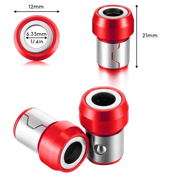 Imagem de Adaptador Ultra Magnético Pontas Bit Imã Forte Parafusadeira