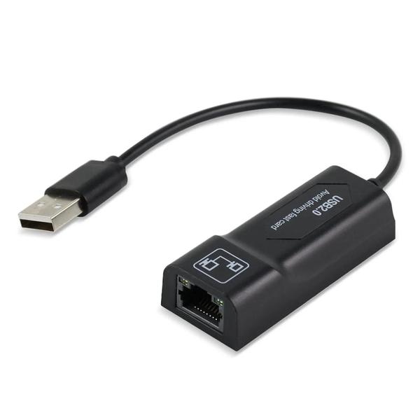 Imagem de Adaptador USB 2.0 para RJ45 - 100Mbps - Placa de Rede com Fio para Computadores