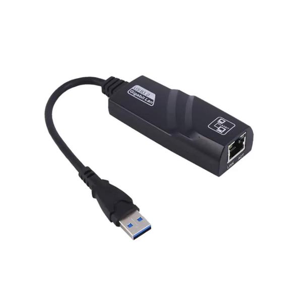 Imagem de Adaptador USB 3.0 Lan Gigabit Rede 10/100/1000 Mbps para Notebook Computador