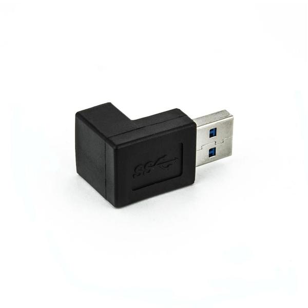 Imagem de Adaptador Usb 3.0 Macho Fêmea 90 Graus