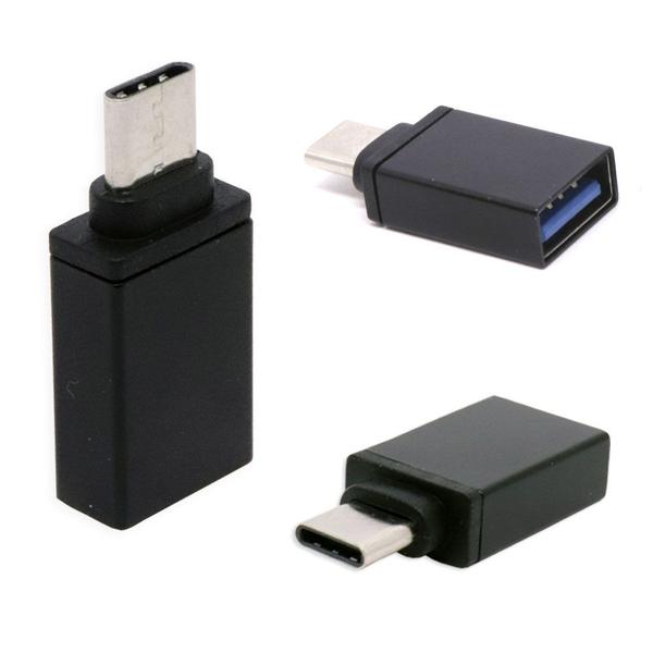 Imagem de Adaptador USB 3.0 Otg Type C Pra Cel Samsumg Asus Moto G6