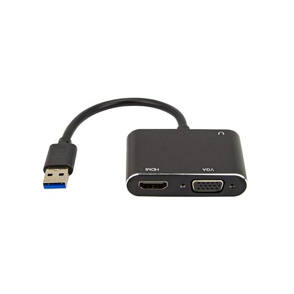 Imagem de Adaptador USB 3.0 para HDMI e VGA