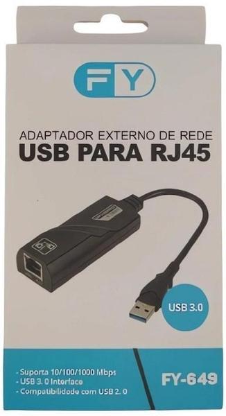 Imagem de Adaptador Usb 3.0 Rj45 Ethernet Rede 1000 Mbps Gigabit Lan