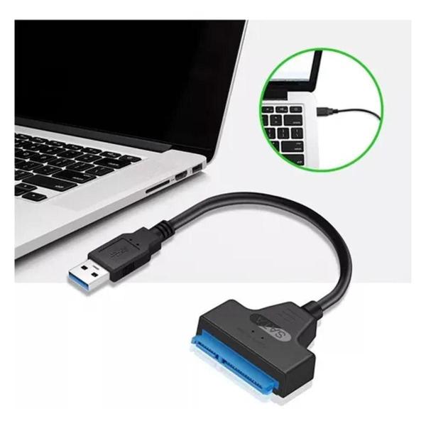 Imagem de Adaptador Usb 3.0 Sata Hd Externo / Ssd 2,5 2.5 Notebook