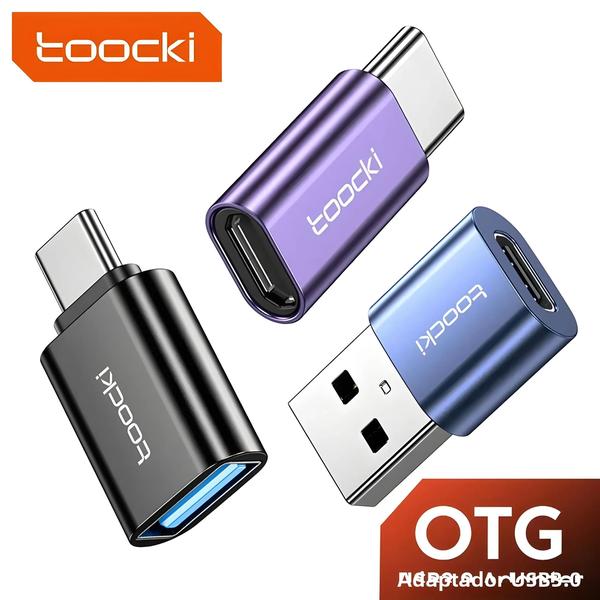 Imagem de Adaptador USB 3.0 Tipo C para Micro USB 2.0 - Conversor OTG para Macbook, Xiaomi e Samsung