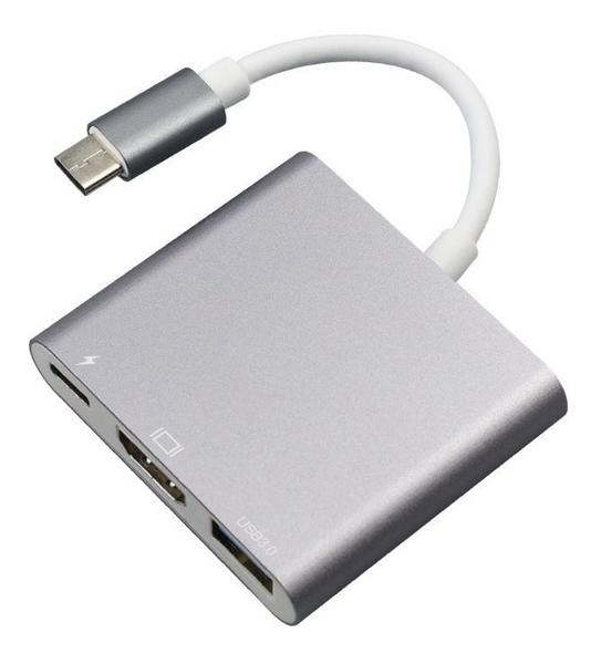 Imagem de Adaptador USB 3.1 Tipo-C para HDMI / USB 3.0