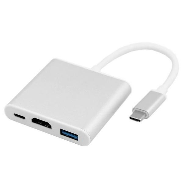 Imagem de Adaptador Usb 3.1 Tipo C Thunderbolt 3.0 X Hdmi Usb 3 Tipo C