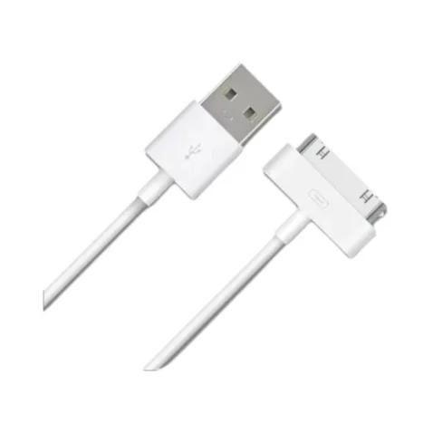 Imagem de Adaptador USB 30 Pinos para iPhone 4/4s/3g/3gs, iPad 1/2/3 e iPod Nano/Touch