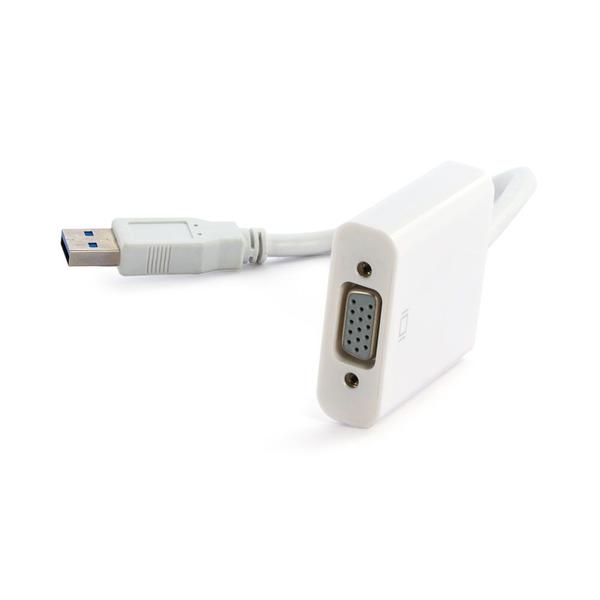 Imagem de Adaptador USB A Macho para VGA Femea