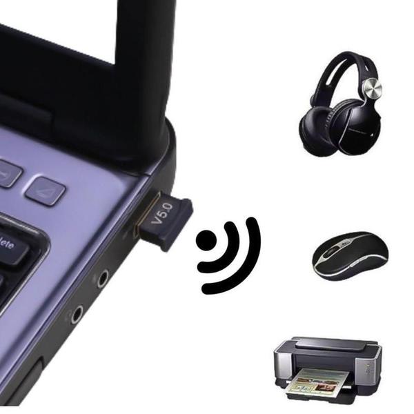 Imagem de Adaptador Usb Bluetooth 5.1 Desktop Transmissor Bluetooth