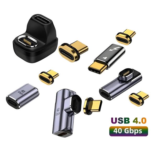 Imagem de Adaptador USB-C 100W 40Gbps com OTG - Transferência de Dados Rápida (USB 4.0)