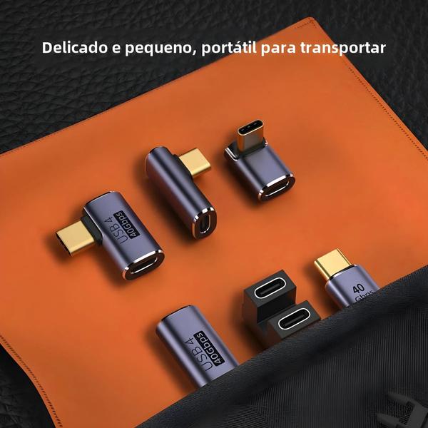 Imagem de Adaptador USB-C 40Gbps - USB4.0, PD 100W, 8K@60Hz