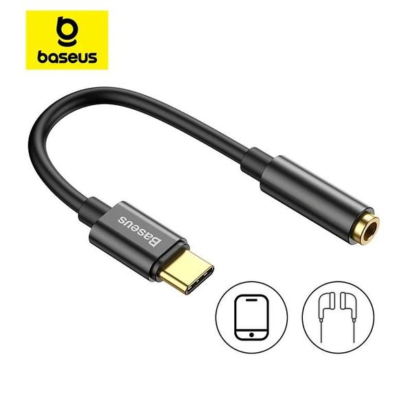 Imagem de Adaptador USB-C para 3,5mm Baseus -Compatível com Huawei P20 e Xiaomi Mi 10