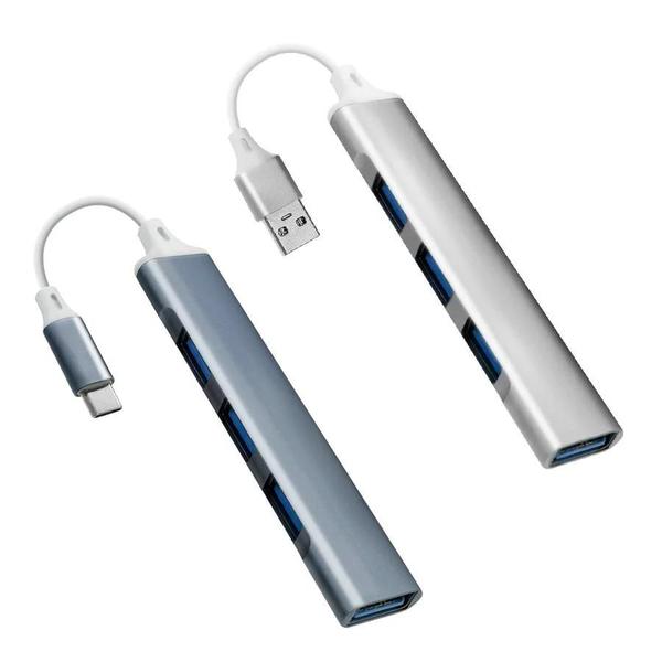 Adaptador USB-C para 4 Portas USB 3.1 - Hub Multidivisor para Xiaomi e Lenovo Imagem de Adaptador USB-C para 4 Portas USB 3.1 - Hub Multidivisor para Xiaomi e Lenovo