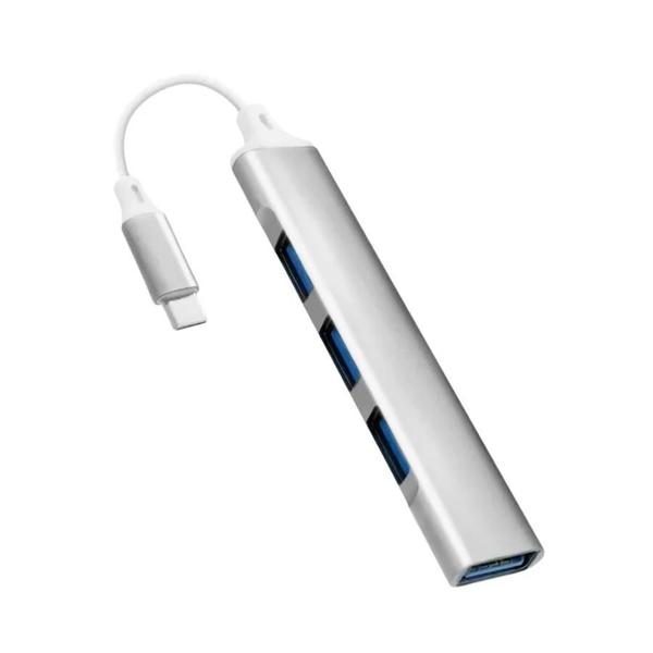 Adaptador USB-C para 4 Portas USB 3.1 - Hub Multidivisor para Xiaomi e Lenovo Imagem de Adaptador USB-C para 4 Portas USB 3.1 - Hub Multidivisor para Xiaomi e Lenovo