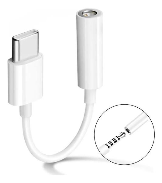 Imagem de Adaptador USB-C Para Fones de ouvido 3,5 P2 TIPO C